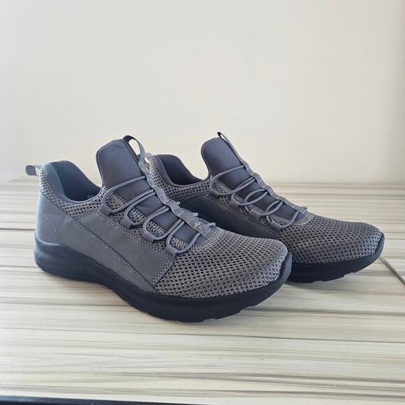 all in motion Grey Men Benji Slip On Sneakers Shoes Size 7 - Picture 1 of 9